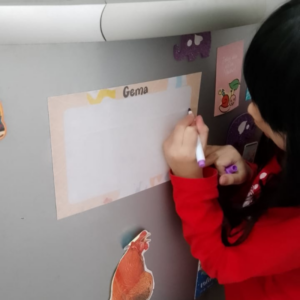 Pizarra Imantada Personalizada 15×21 cm para Heladera – Incluye Marcador