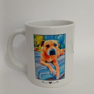 Taza Sublimada 100% Personalizada: Foto de tu Mascota + Mensaje de Cumpleaños